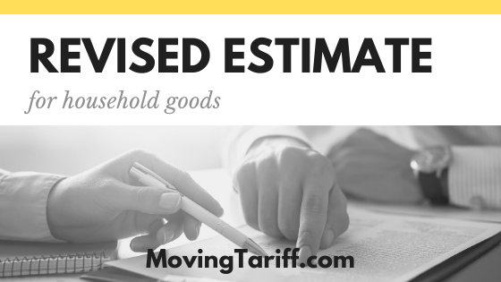 What Is Mean By Revised Estimate